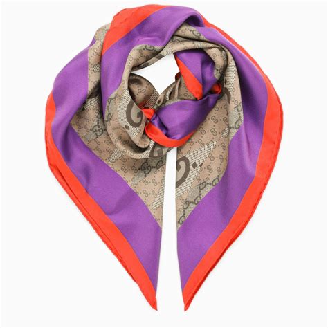 scusa foulard seta gucci|sciarpe foulard gucci.